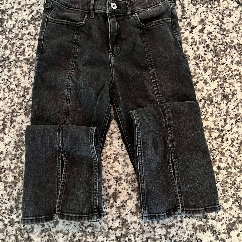Abercrombie kids, high-rise flare jeans